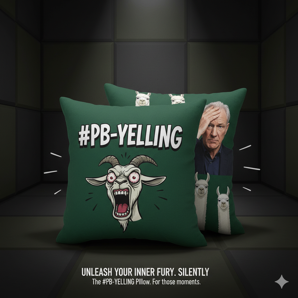 #PB-YELLING Pillow